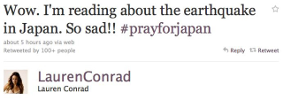 Illustration for article titled Celebs Turn To God After Japan Earthquake